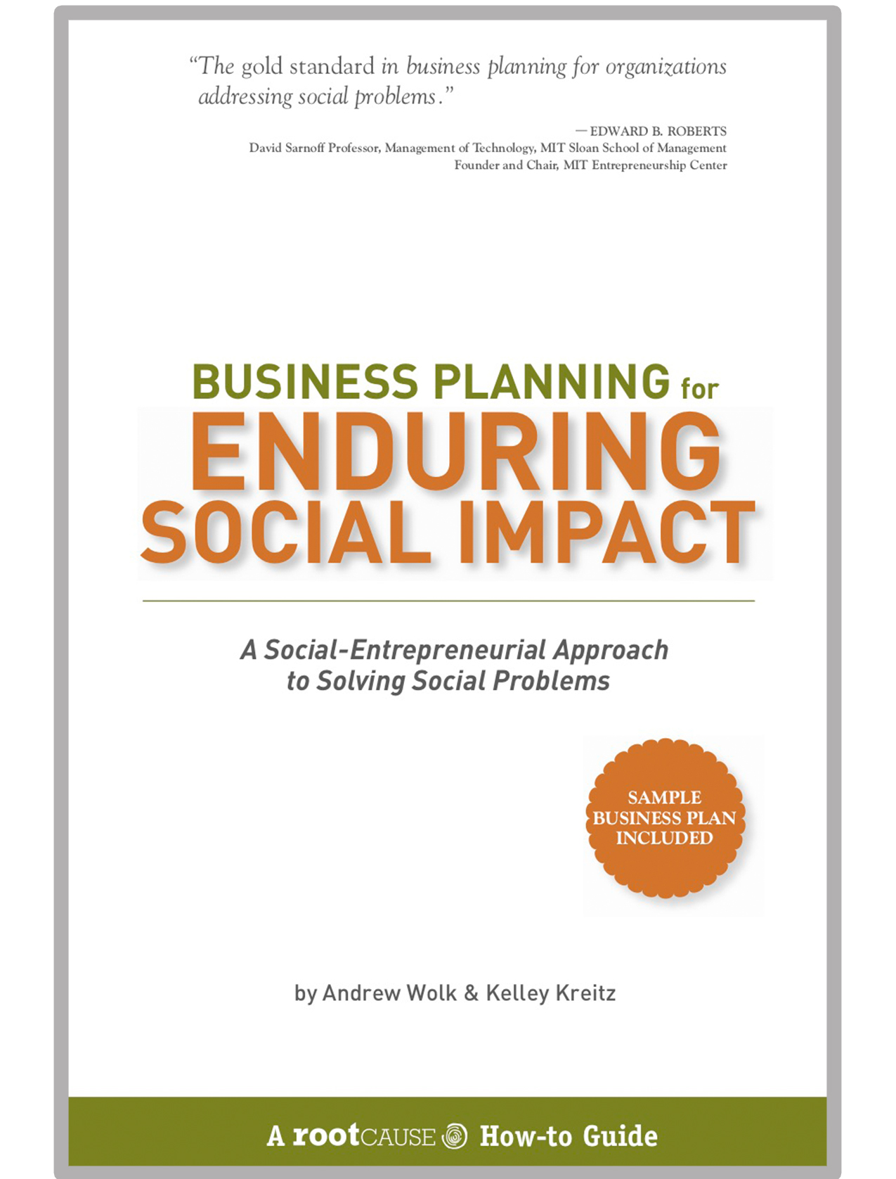 Business Planning for Enduring Social Impact