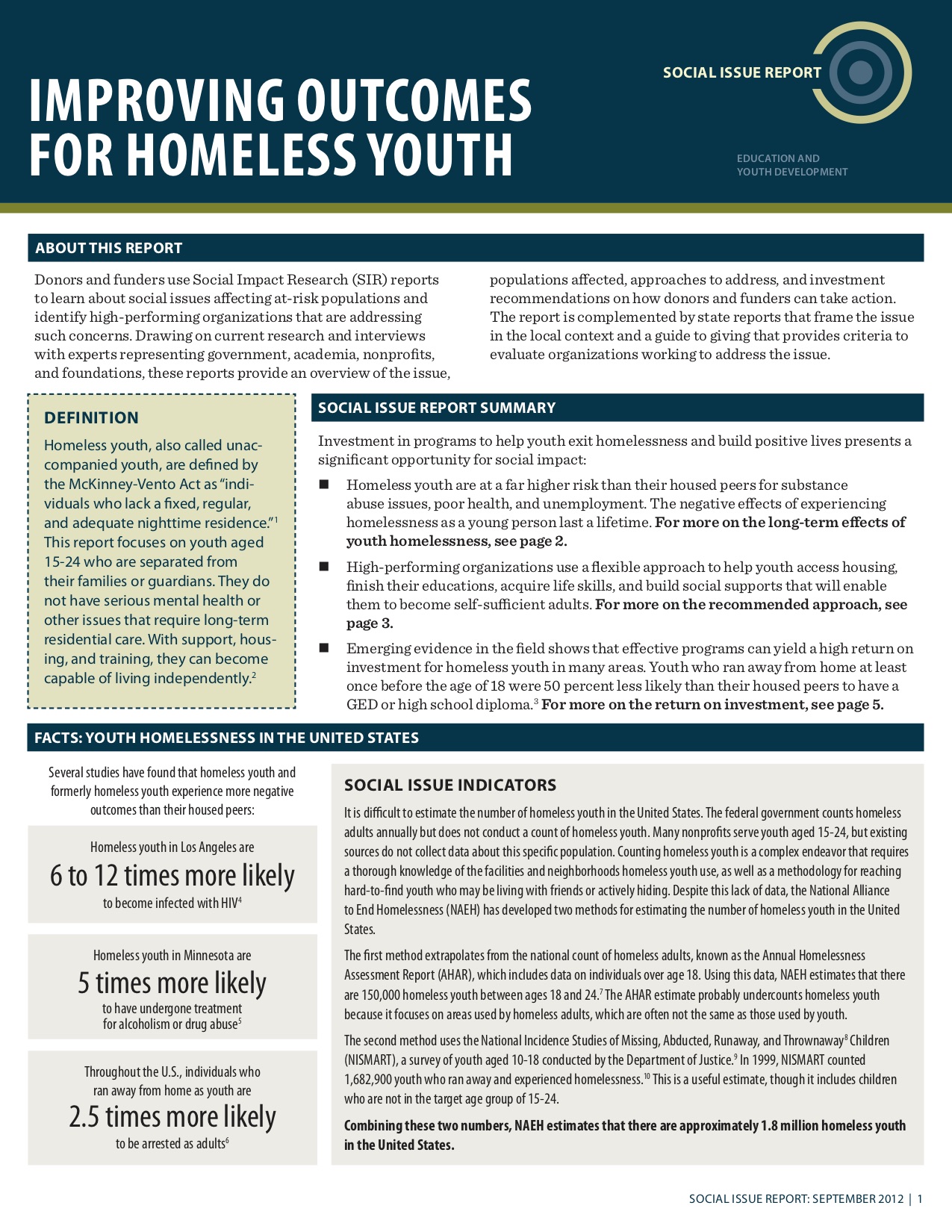 research papers on homeless youth