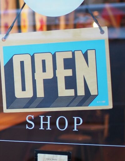 OPEN Shop Sign