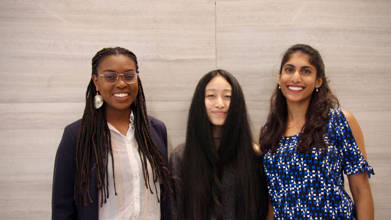 Adaiah, Yifan, and Alekhya, Root Cause's new Associates.