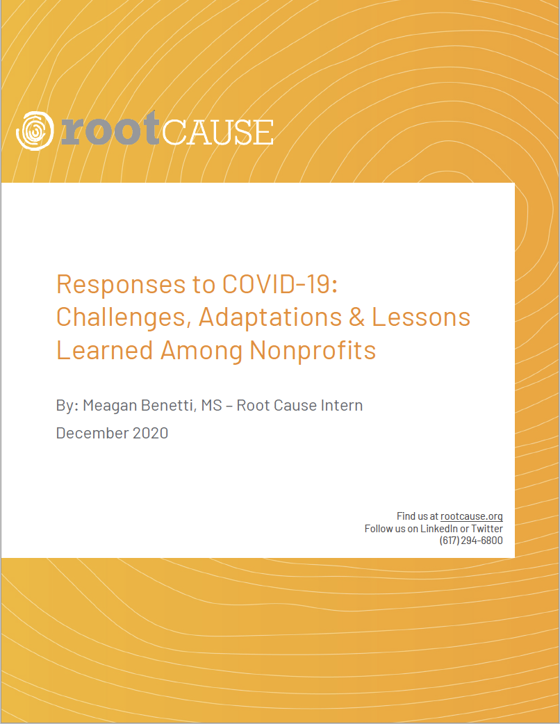 Responses to COVID-19: Challenges, Adaptations & Lessons Learned Among Nonprofits