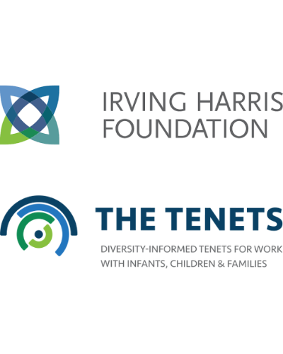 Irving Harris Foundation Logo and The Tenets Initiative Logo